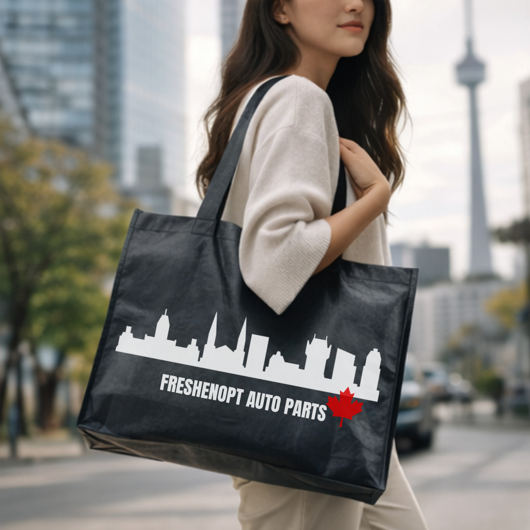FreshenOPT Canada City Edition Reusable Shopping Bag | Eco Tote Bag