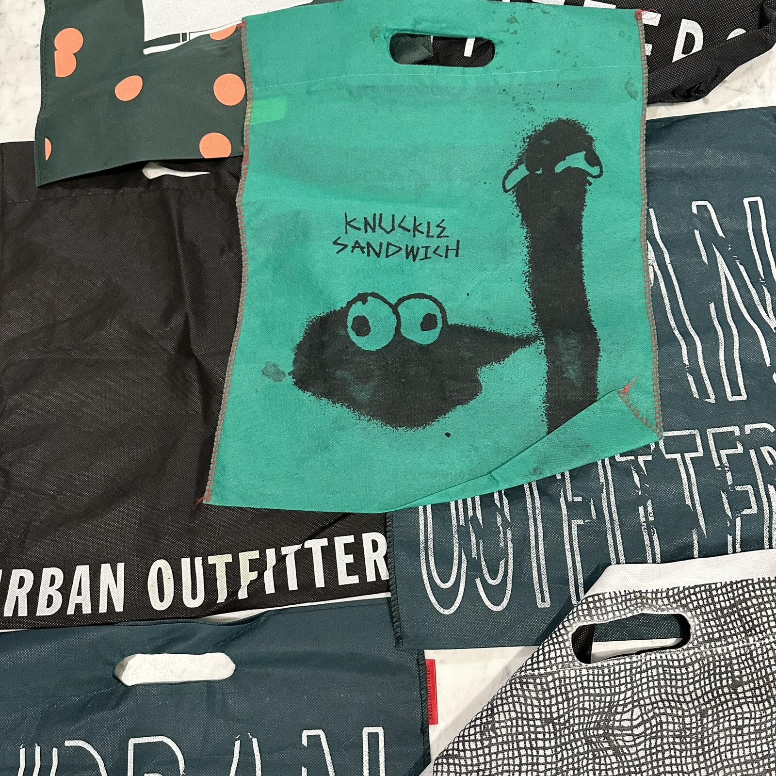 Urban Outfitters Reusable Market Tote Shopping Bags
