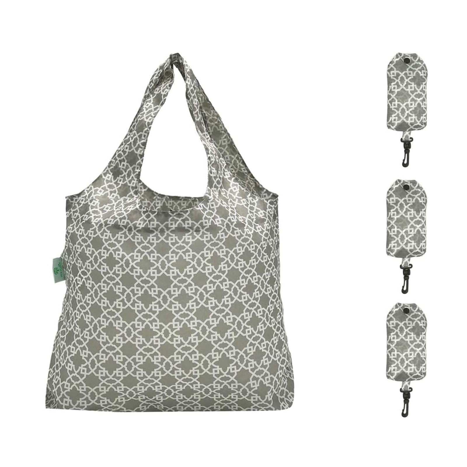 Reusable Grocery Bags,Heavy Duty Foldable Shopping Large, 3 Maze