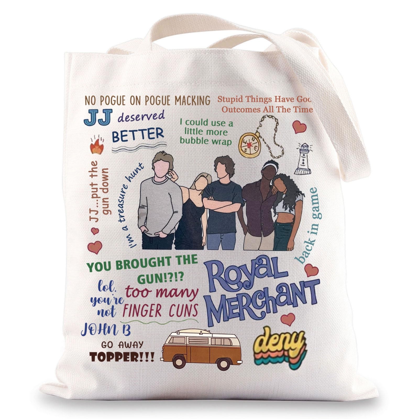 Pogue For Life Tote Bag Pogue Gift John B Beach Bag for Fans (P for Life TG) …