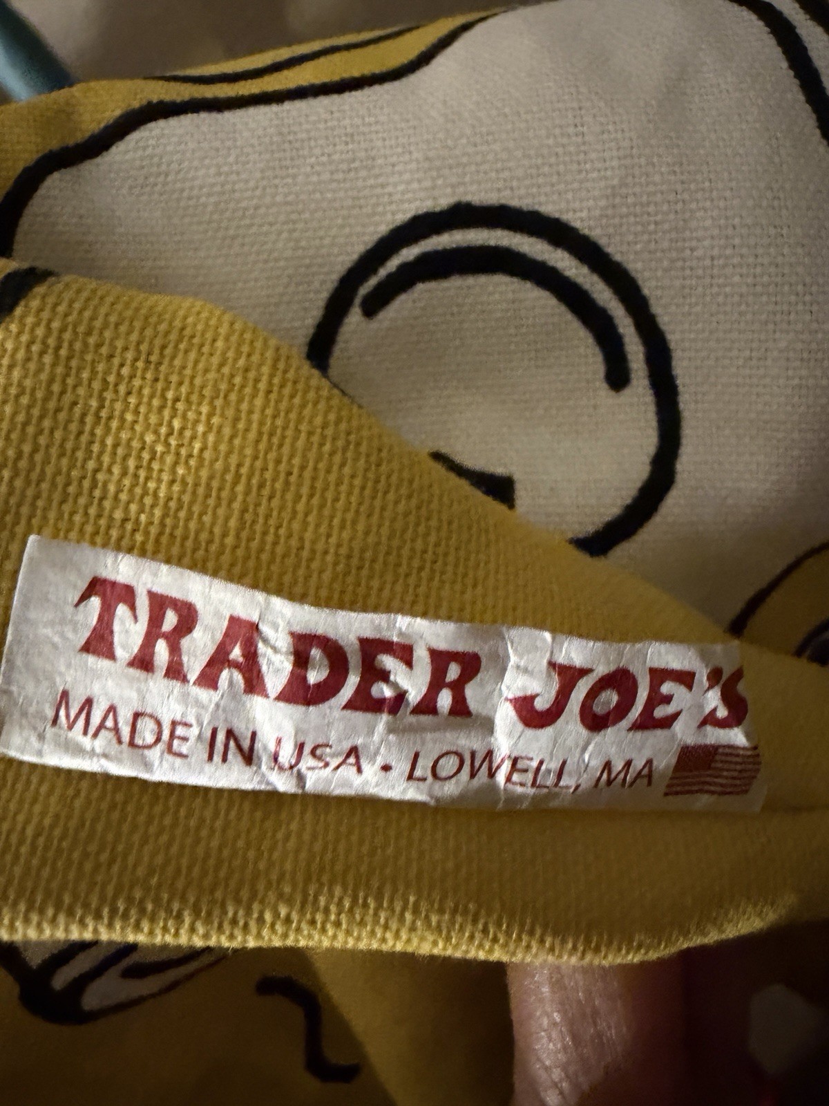 NEW Vintage Trader Joe’s Made In The USA Breakfast Waffle Toast Canvas Tote Bag