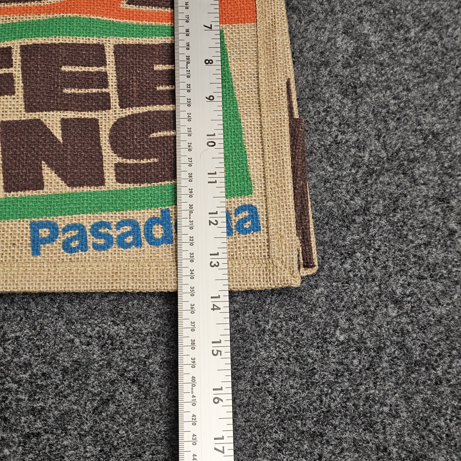 Trader Joe’s Coffee Beans 1967 Jute Tote Reusable Bag Grocery 9 Gallon NWT