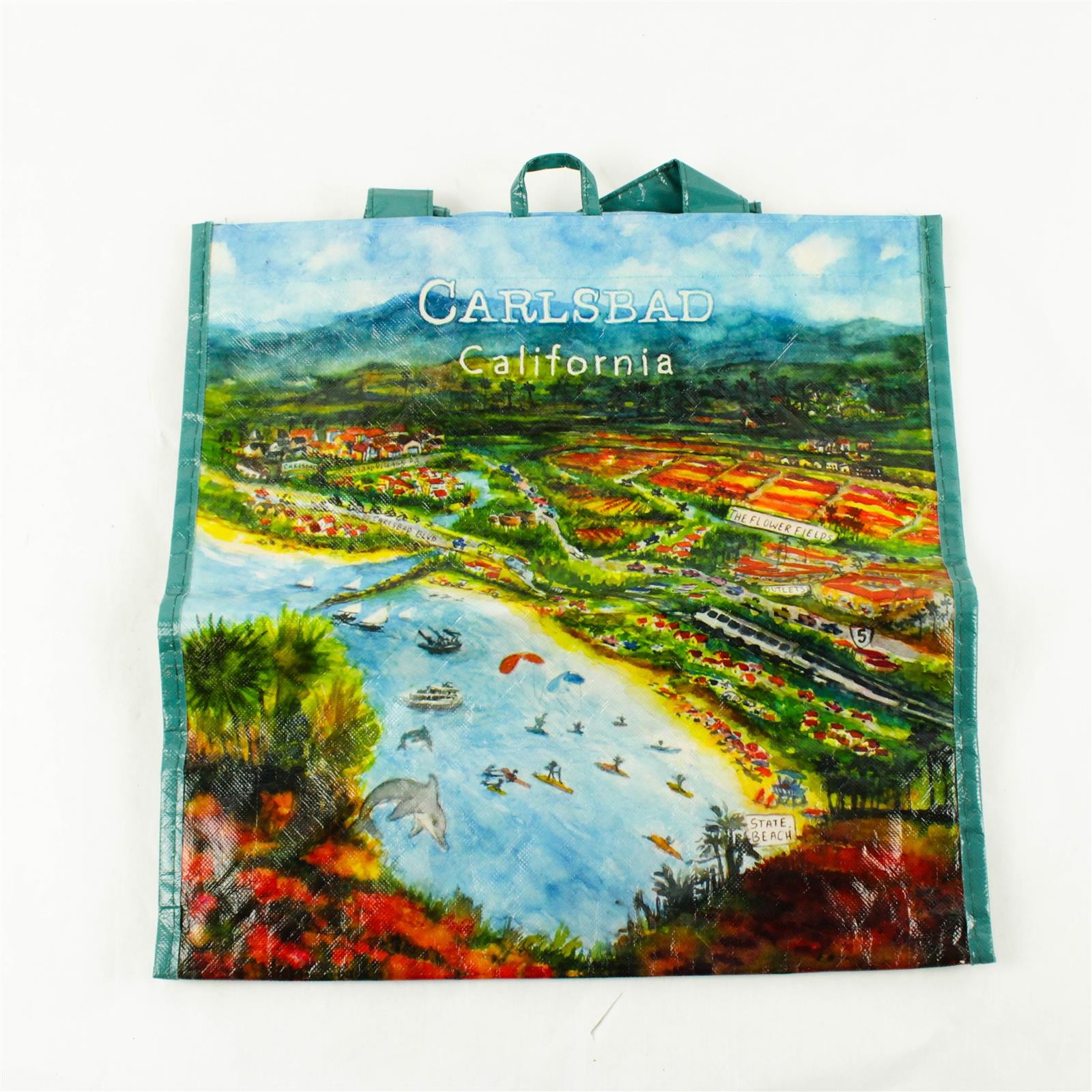 Lot of 3 Reusable Polypropylene Grocery Shopping Bags