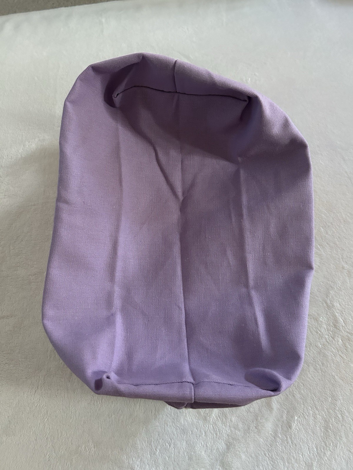 Trader Joe’s Trending Large Purple Embroidered Logo Reusable Canvas Tote Bag NWT