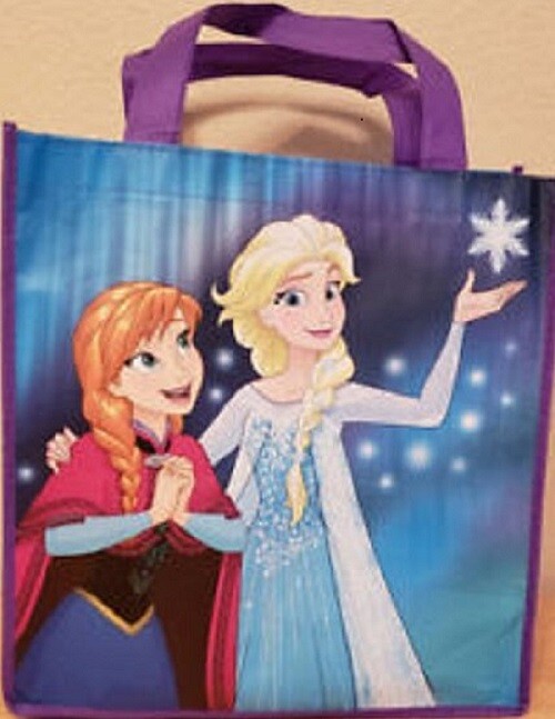 Disney Frozen ANNA AND ELSA pvc tote bag 13 x 13 new w/ tags