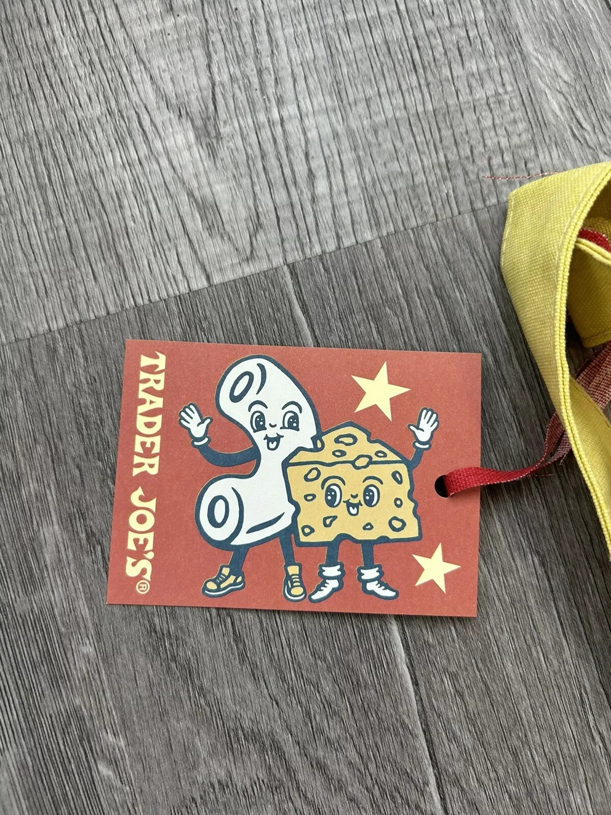 Trader Joe’s NEW Cheese Adventures reusable canvas shopping bag/tote NWT