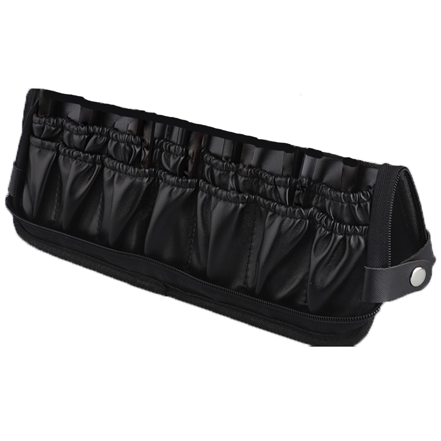 Zisqerts Makeup Brush Holder Waterproof Portable Organizer Black