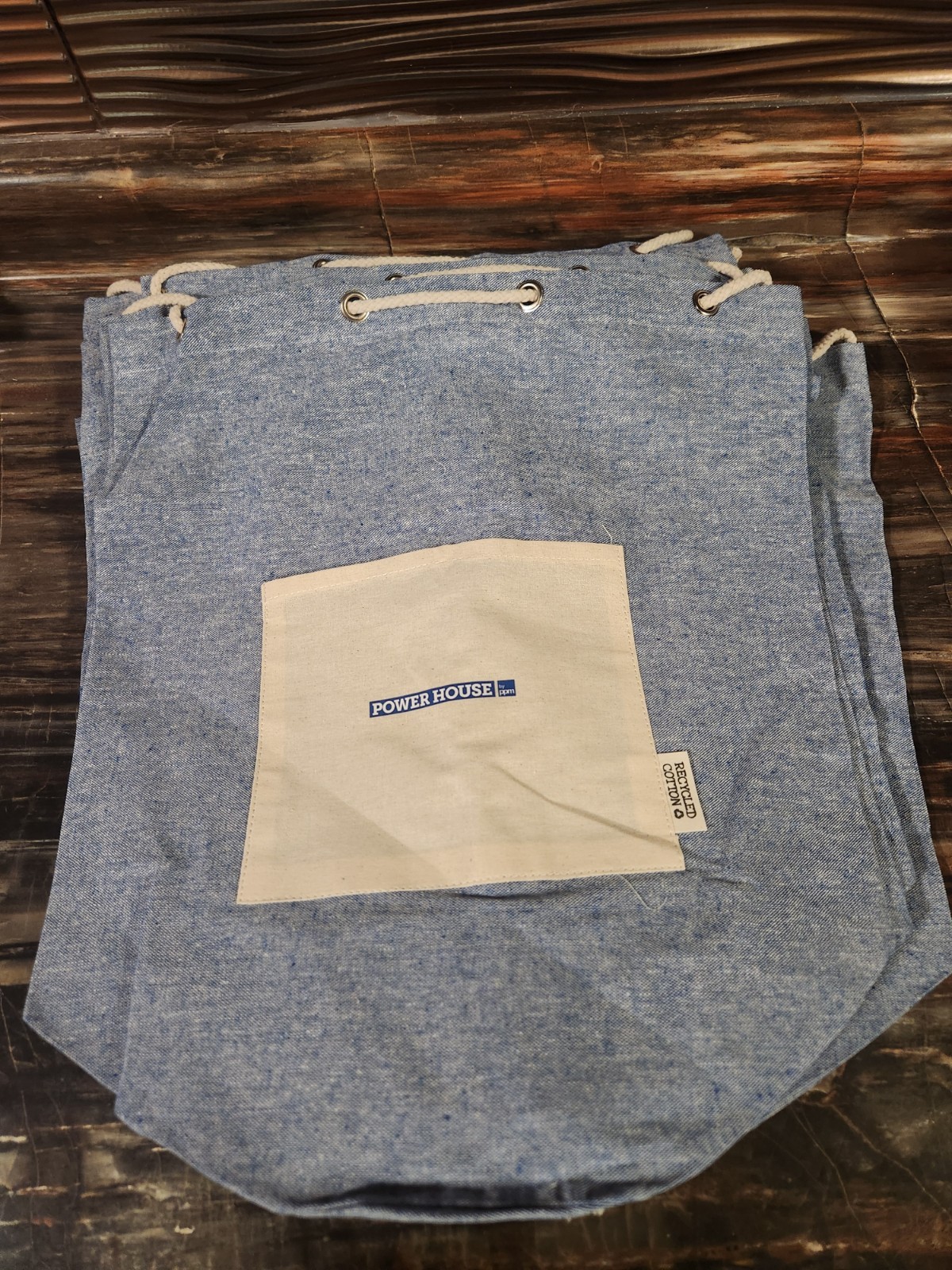 10 Recycled Cotton Drawstring Bags