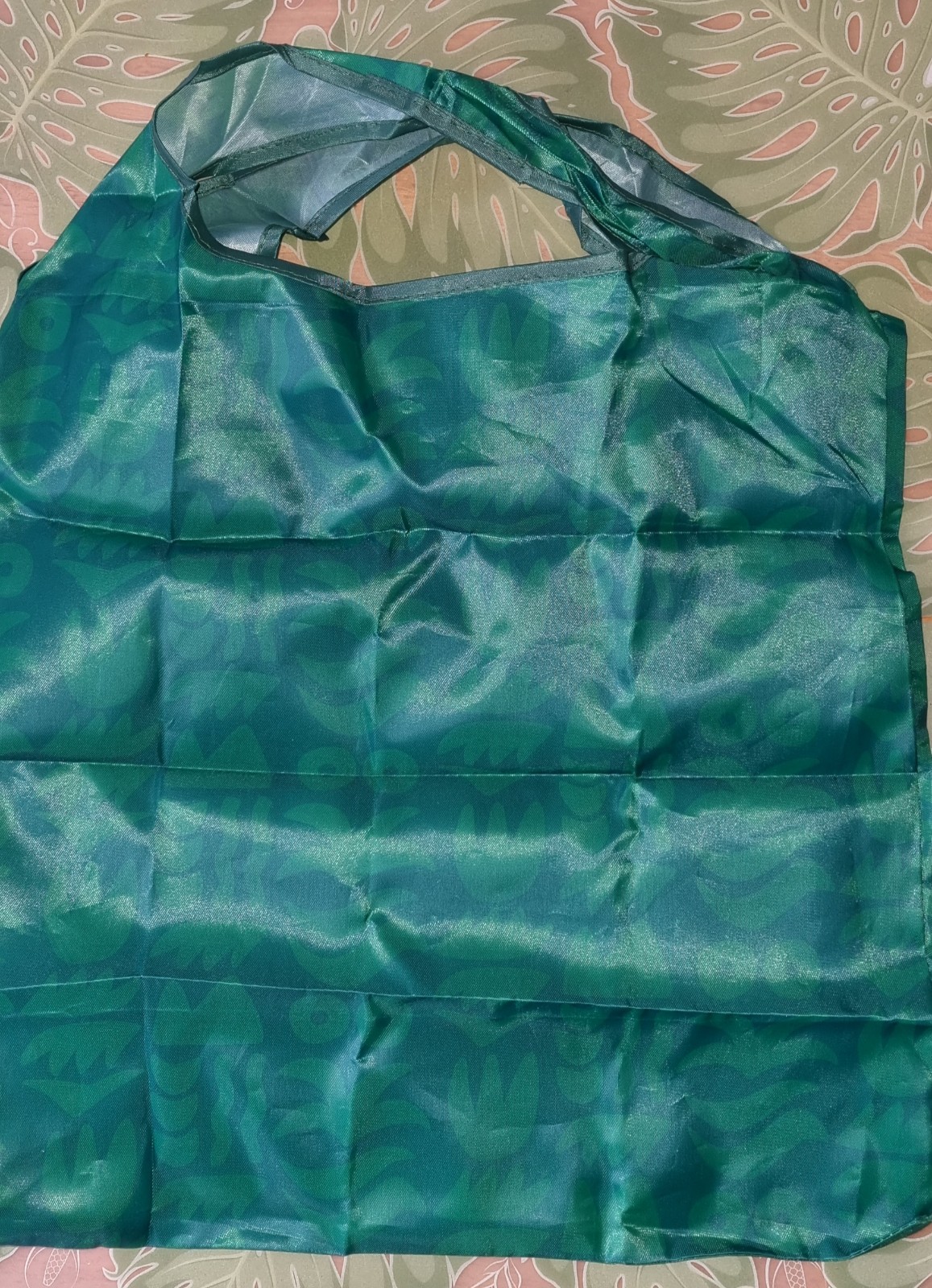 New Hawaii 7 Eleven Green design Foldable reusable Eco Tote Bag 15″x15″