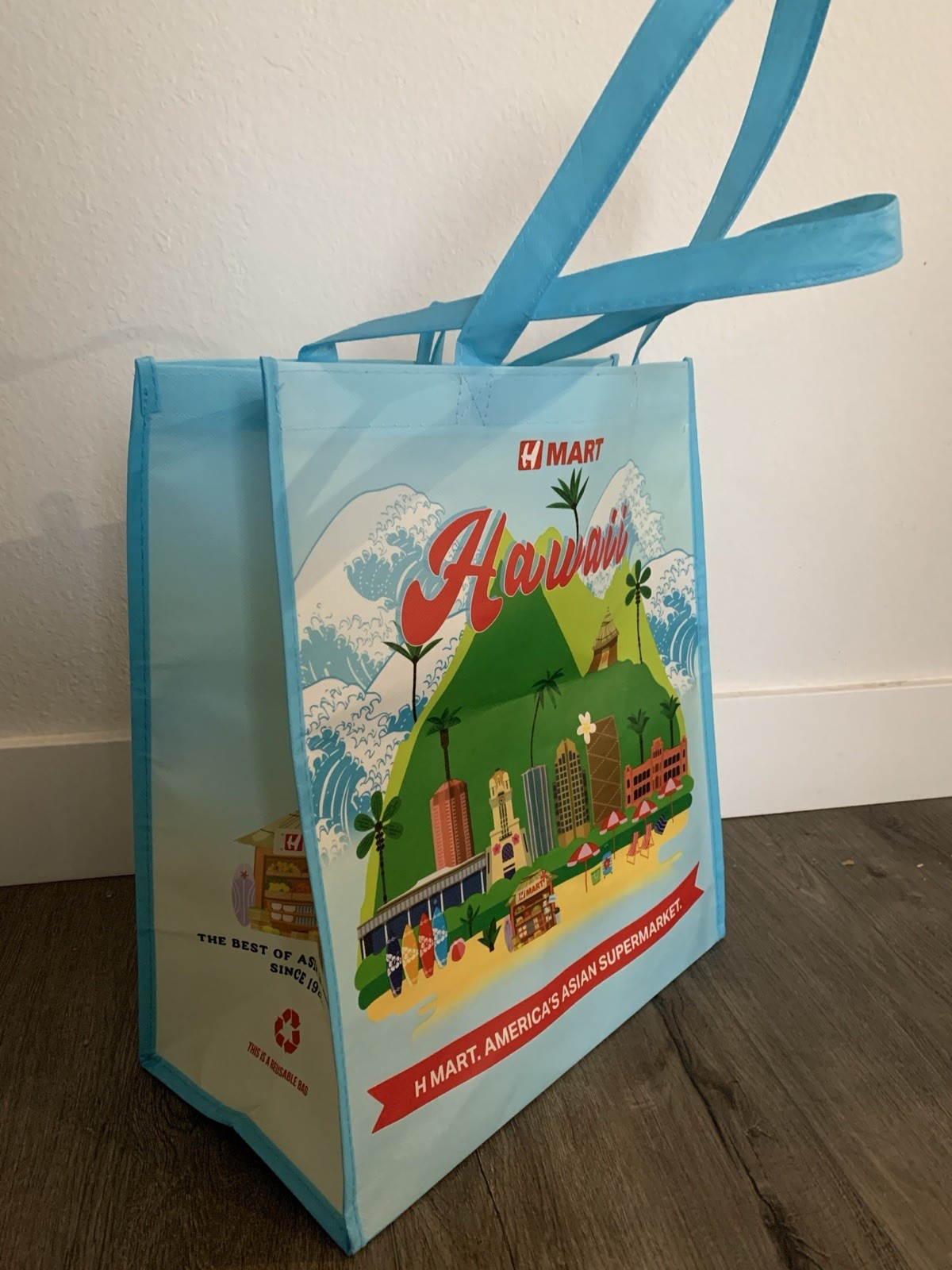 Hawaii H Mart State Bag – Collectible H-mart Grocery Bag – Korean Supermarket