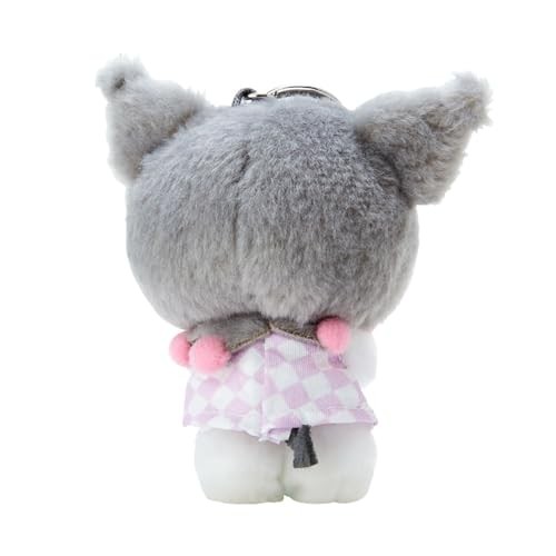 Sanrio Kuromi Mascot Holder Pastel Checker Kuromi 10.5 x 9 x 4cm Character