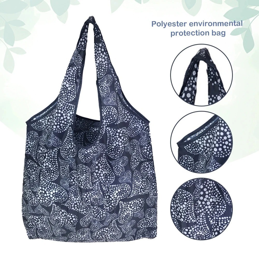 Large Shopping Bag Reusable Eco Grocery Tote Beach Toy Storage Shoulder Pouch