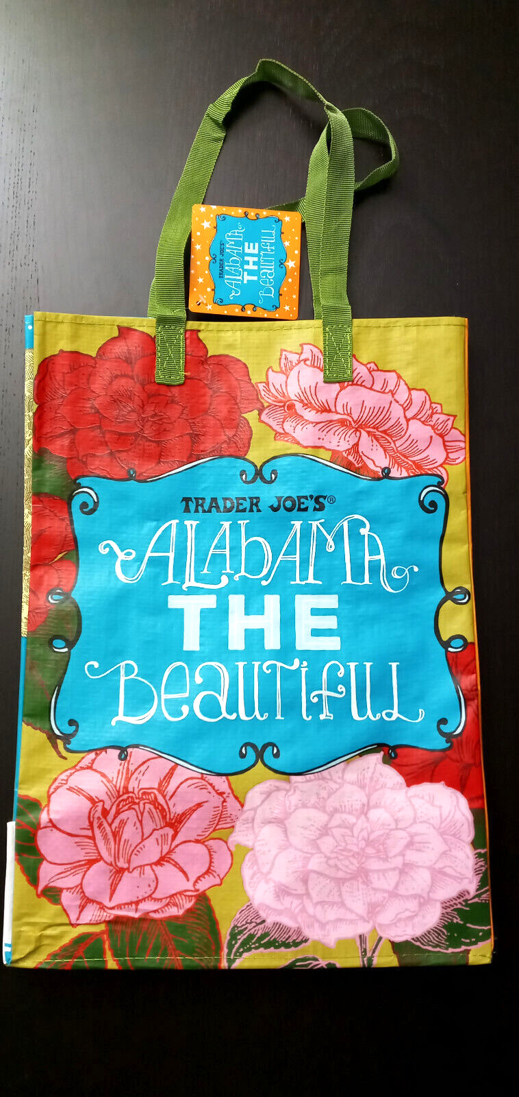 NEW Alabama Trader Joe’s Tote Reusable Bag Grocery Shopping Bag