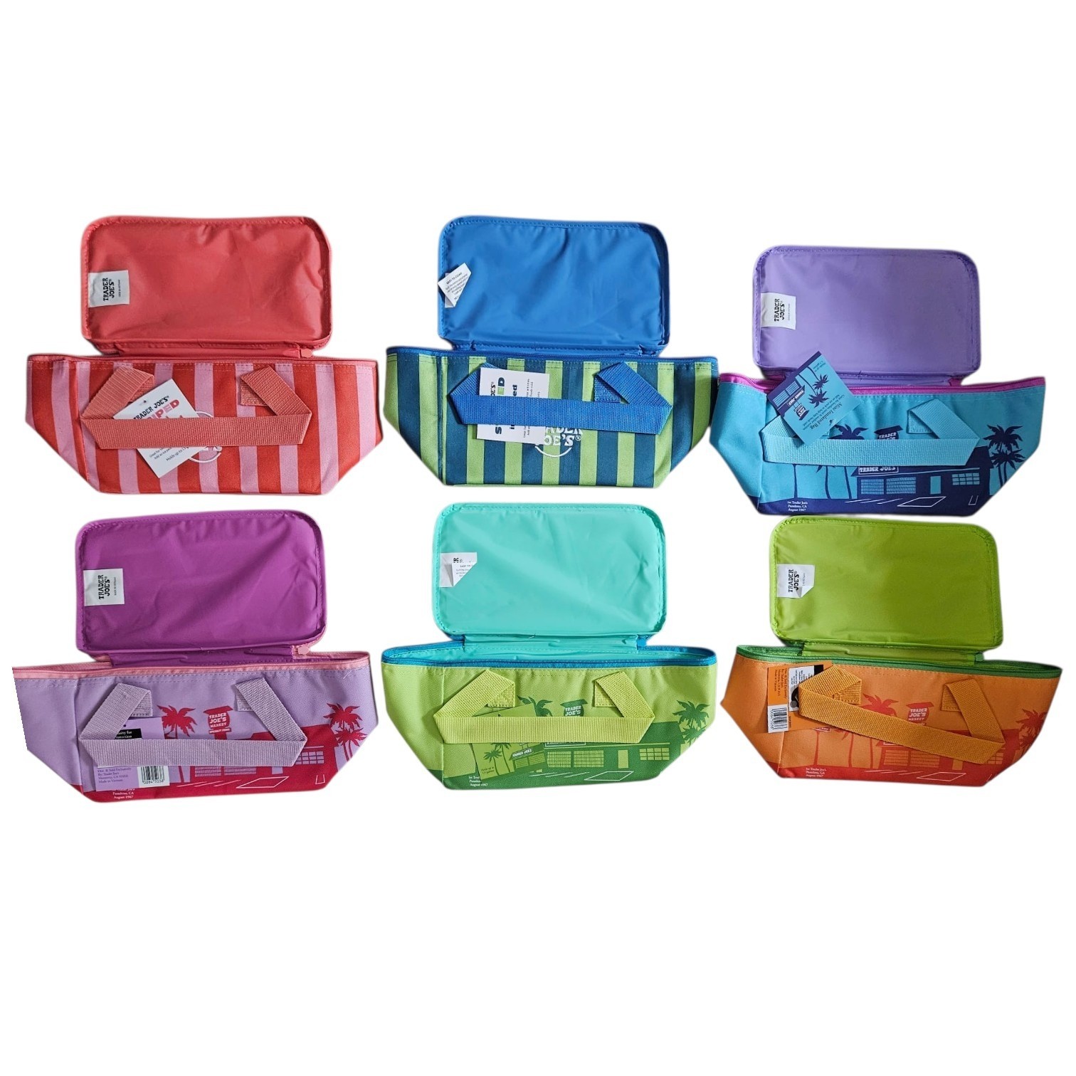 Trader Joe’s 2026 Mini Insulated Cooler Tote Limited Edition SET OF 6!