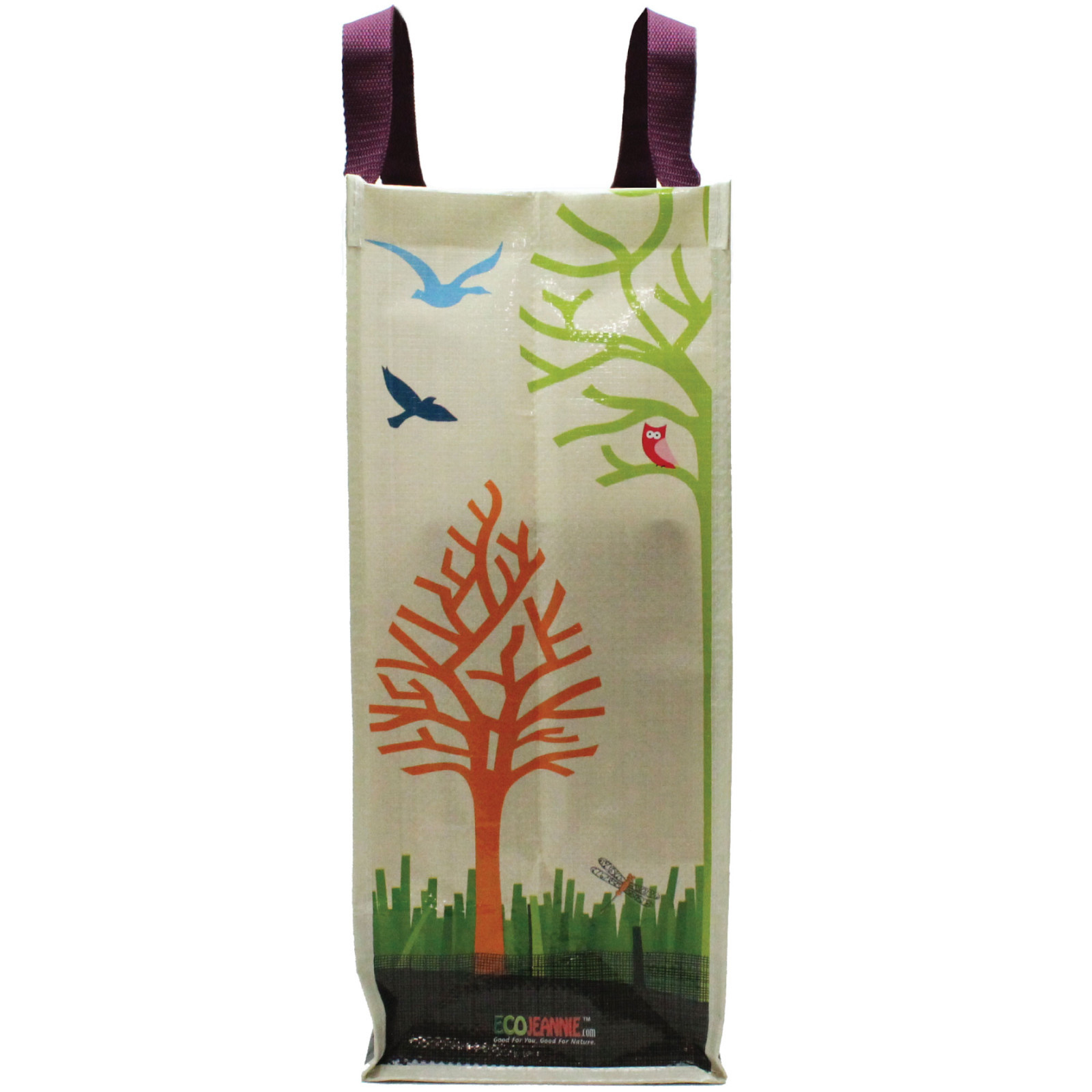 2 X Super Heavy Duty EcoJeannie Laminated Woven Reusable Shopping Bags/ Recycled