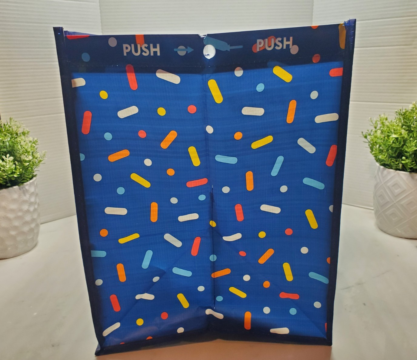 ALDI XL Reusable CLICK AND STAY 50th Birthday Est. 1976 Shopping Bag Tote🔵 NEW