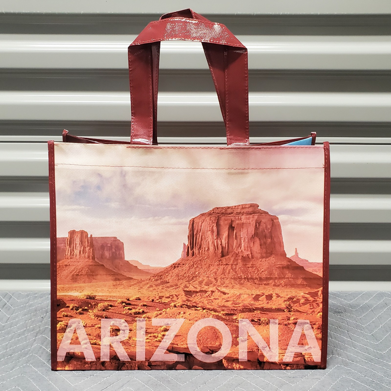 ARIZONA Landscape Reusable Grocery Shopping Tote Bag Medium 15x12x8″ Daiso Japan