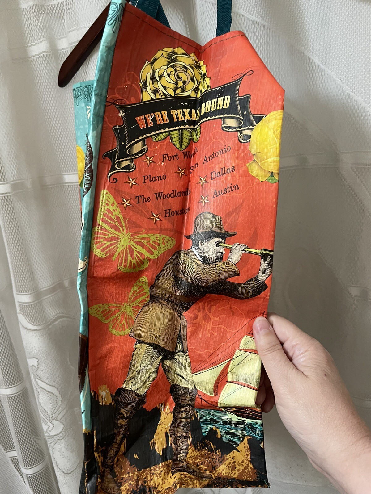 Trader Joe’s Texas Reusable 100% Polypropylene Bag 6 gallon capacity NWT