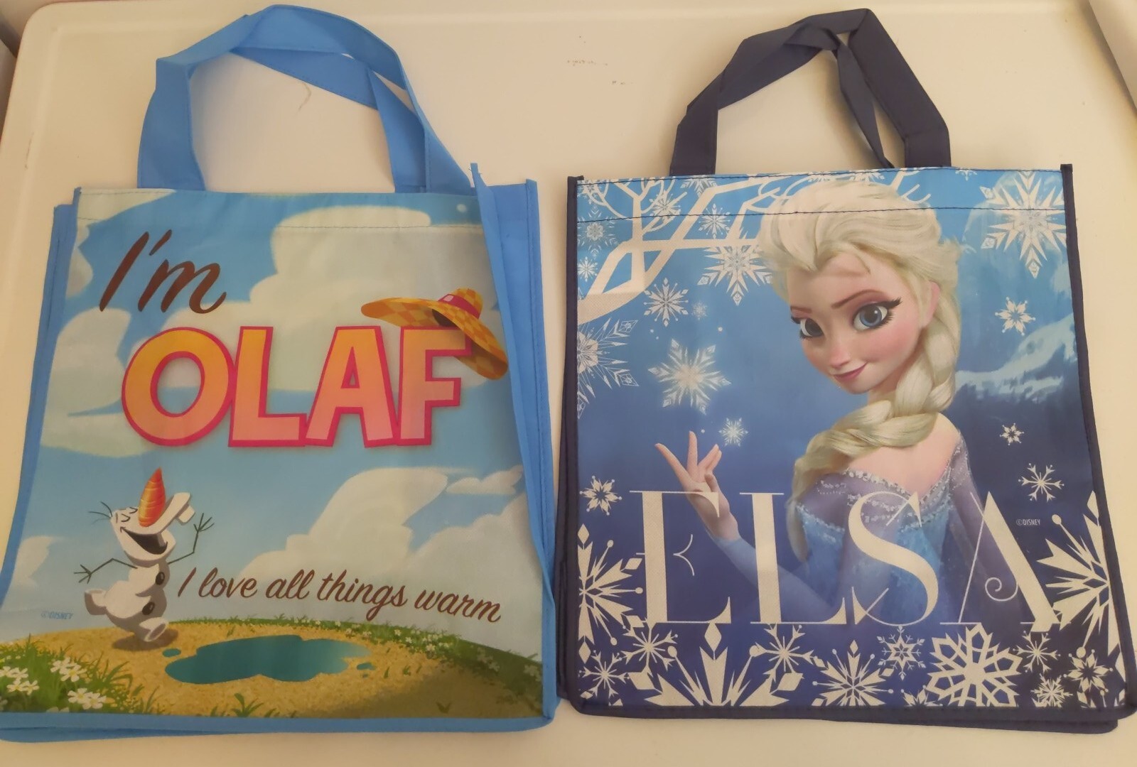 Frozen Elsa & Olaf Reusable Tote Bag 13″X 13″