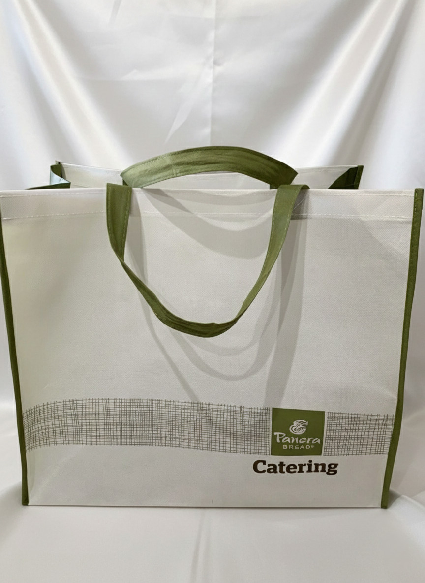 Panera BREAD Large Catering Tote Reusable Grocery Shopping Laundry Bag