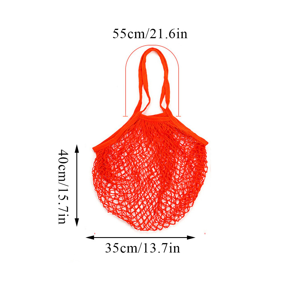 Mesh Net Bag Reusable String Shopping Bag Fruit Veg Grocery Handbag Storage Bag