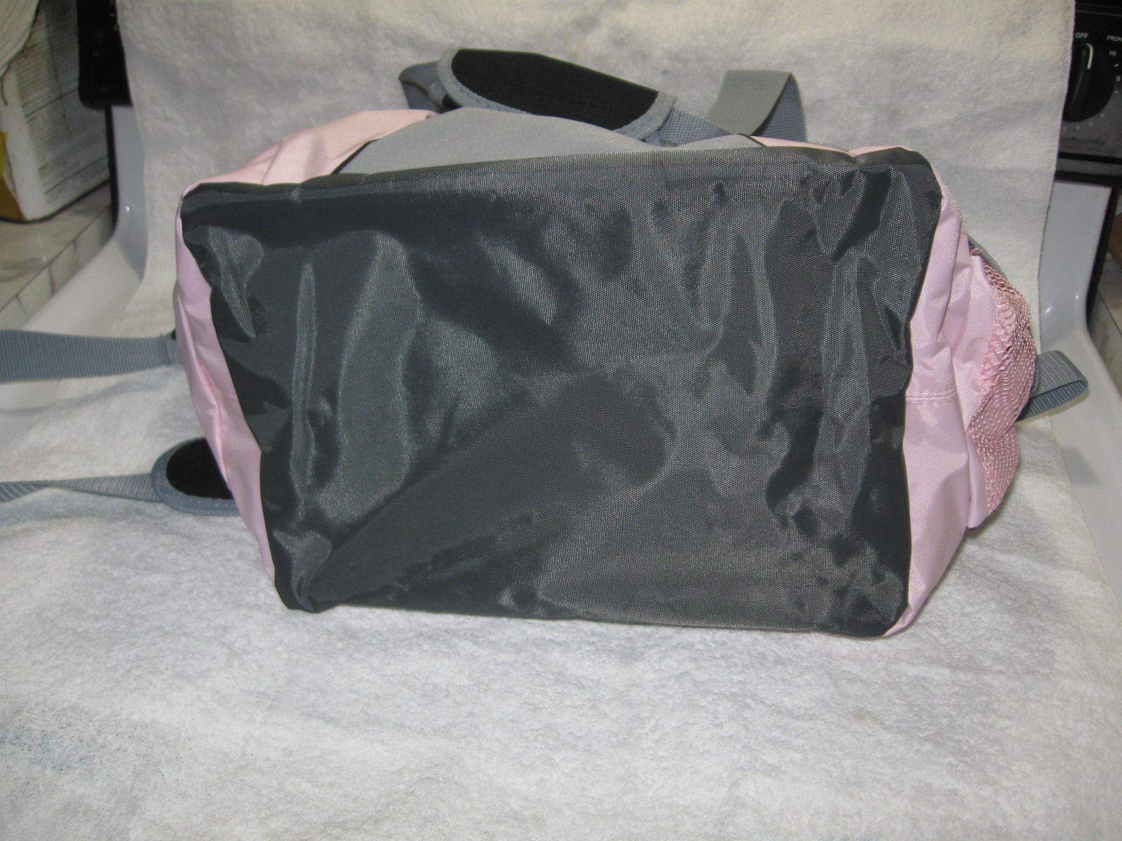 Large Two Color TOTE BAG-Overnight-Shopping-School-Work-Play-Travel-Baby-Toddler