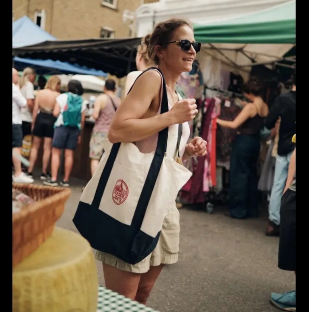 10 pcs Trader Joe’s Canvas Limited Release Tote Bag LARGE Lavender – NWT