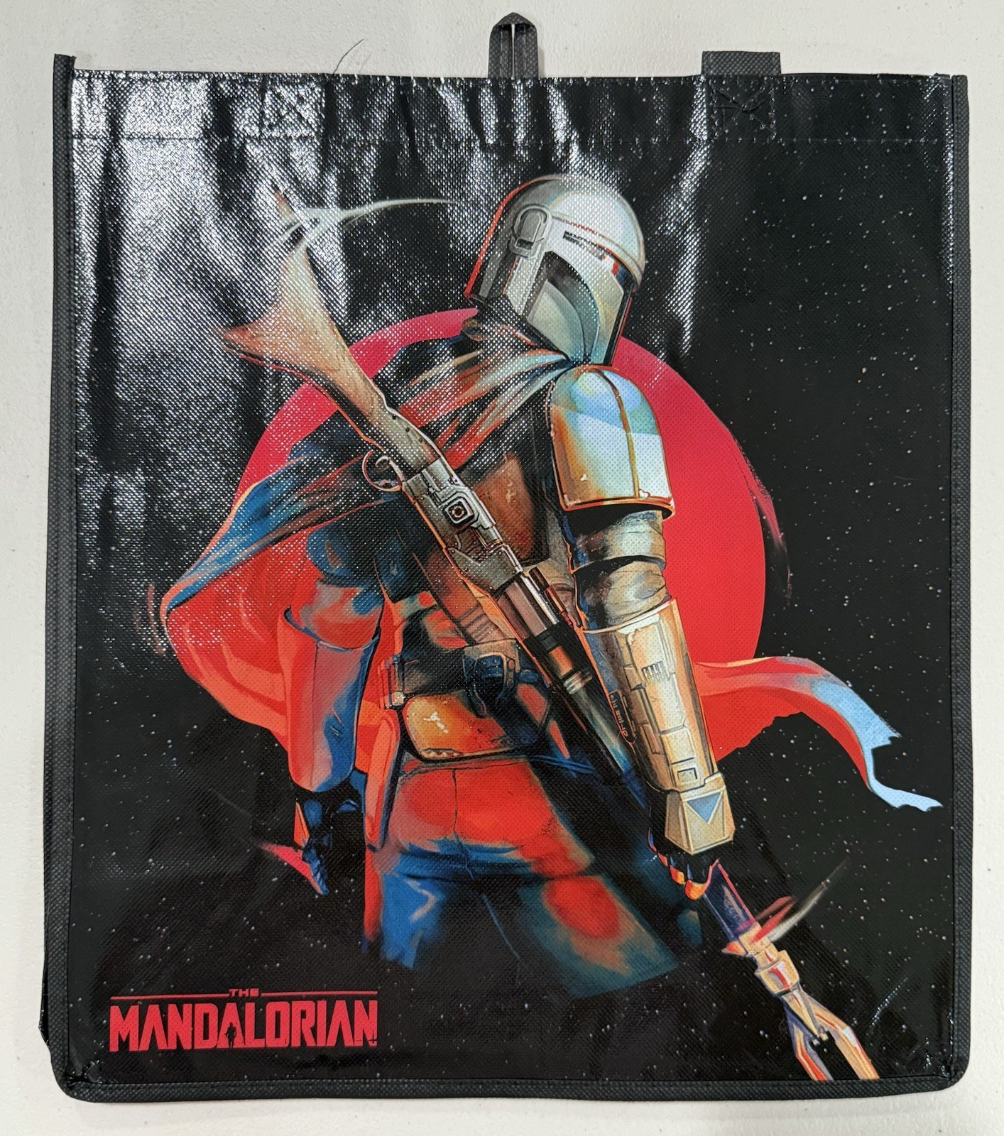 Star Wars The Mandalorian Din Djarin Reusable Tote Gift Grocery Bag