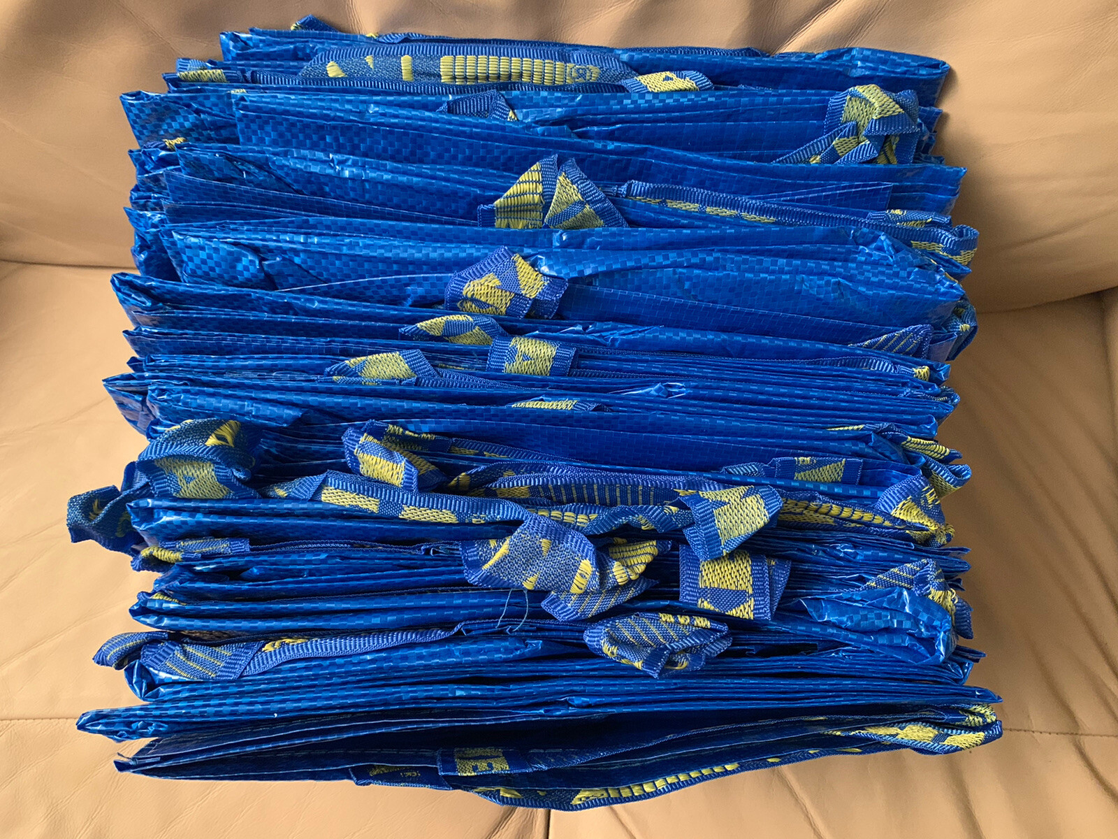 ****20 NEW IKEA Frakta Large Shopping Bag – Blue, LOT, BULK **** 172.283.40