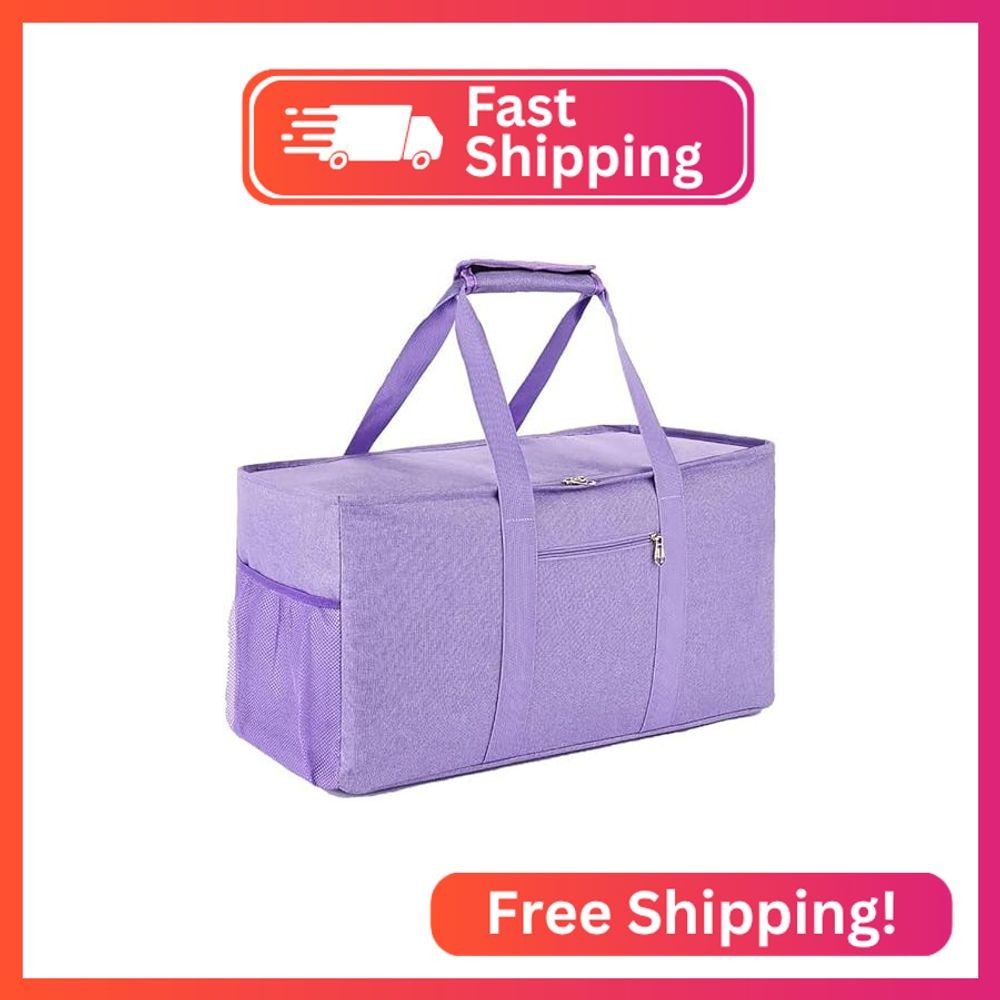XINFULLWOL Extra Large Utility Tote Bag,Reusable Shopping Bags with Handles – Wa