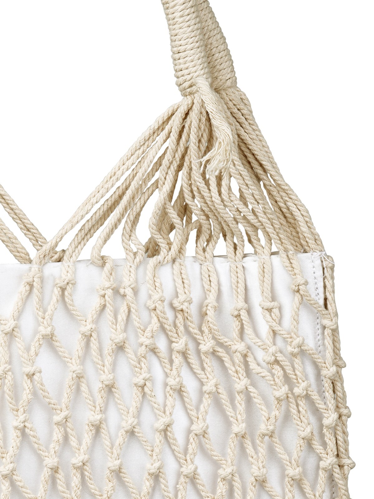 Plain Handled Cotton String Net Mixed Shopping Tote Bag