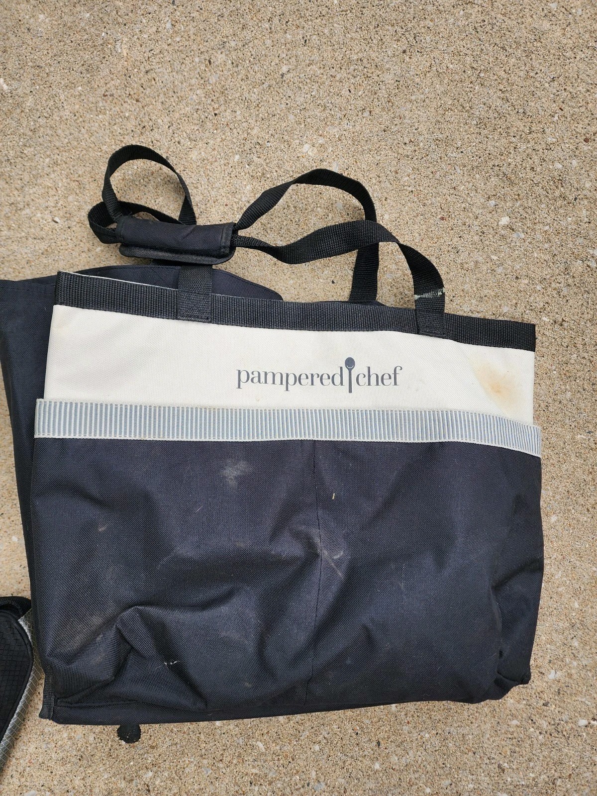 Pampered Chef XL Heavy Duty Tote Bag Divided Compartments