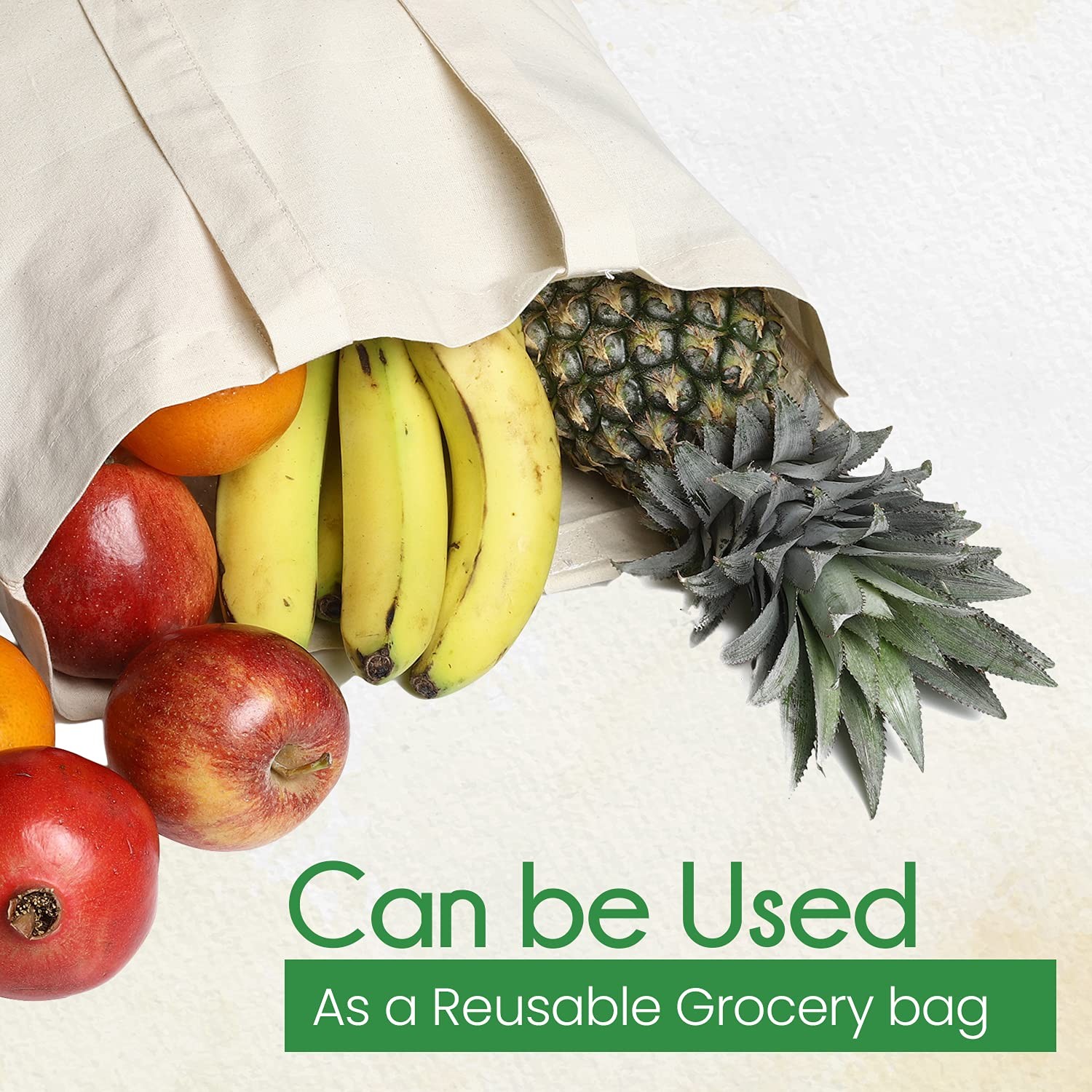 Greenmile Canvas Tote Bags Bulk 15 Pack – 15×16.5 Inch – 6 oz – Large Plain Canv