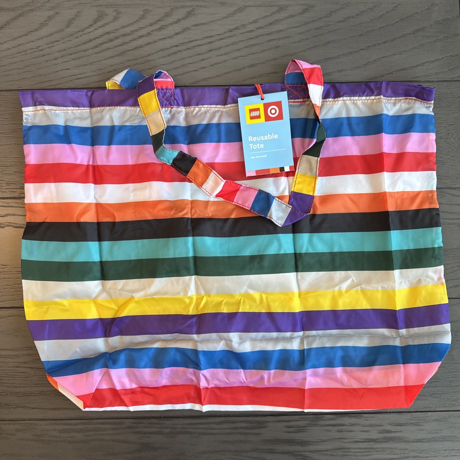 Lego Logo Reusable Tote Bag Multicolor Limited Edition