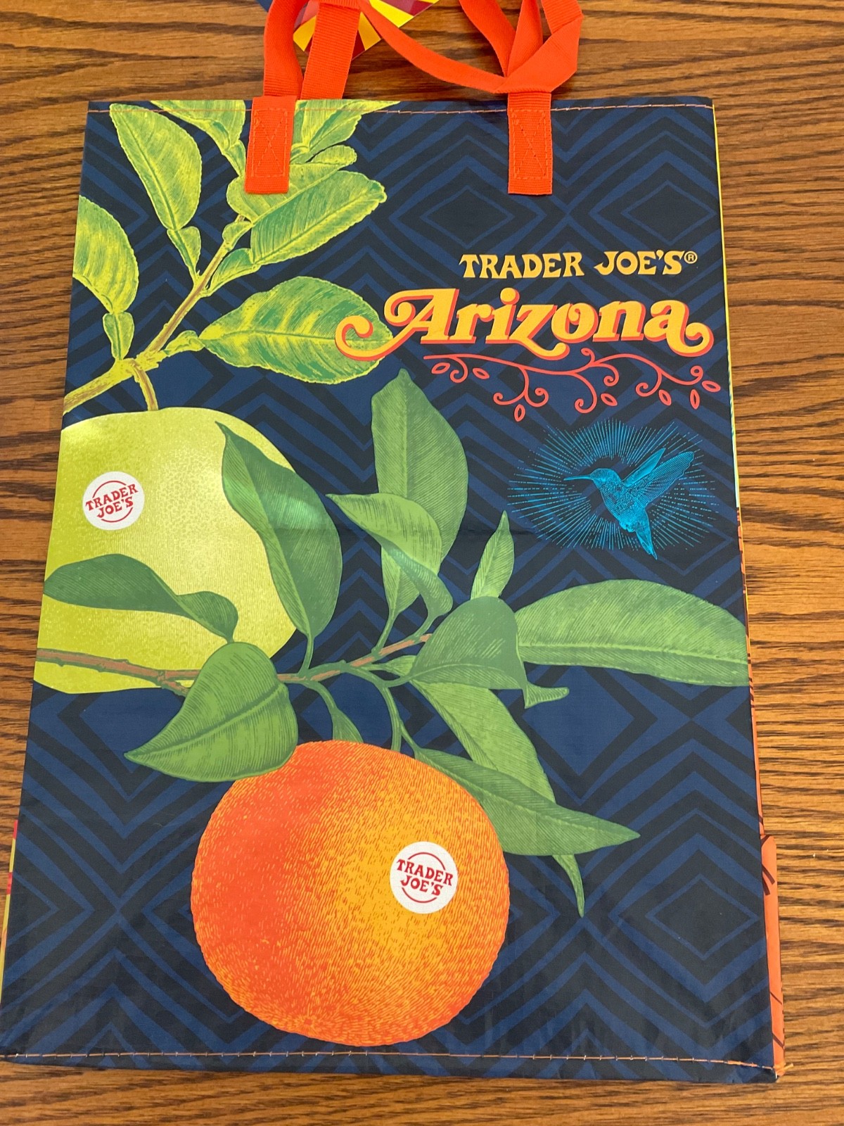 Trader Joes Arizona Shopping Tote Bag, New with Tags