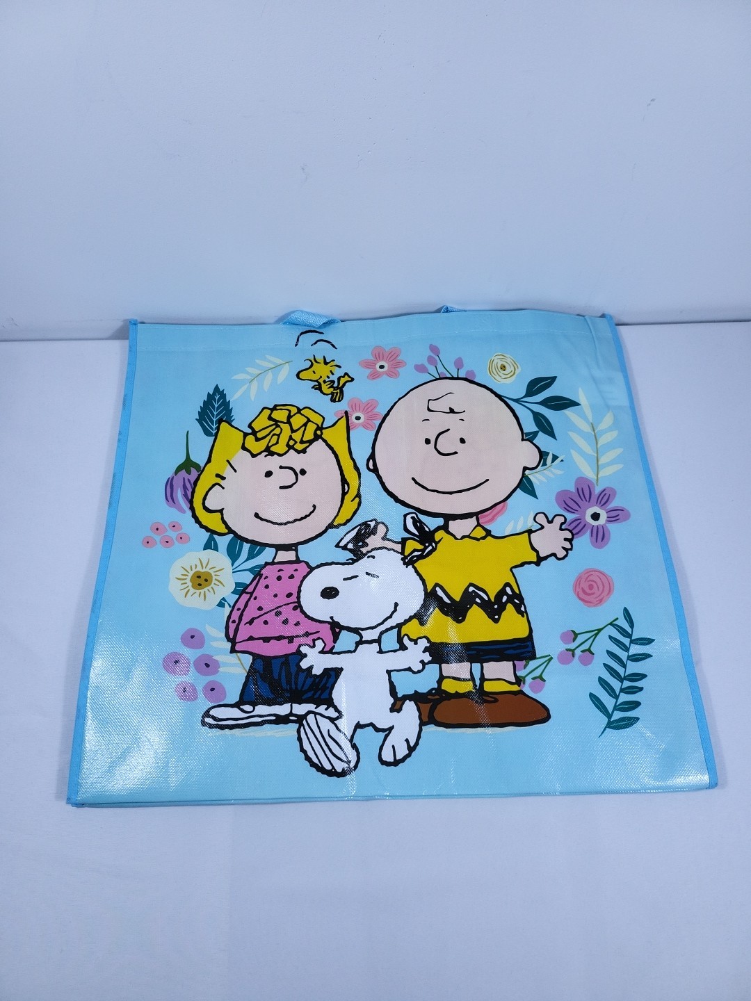 Peanuts New Snoopy & Gang Reusable Shopping Bag Grocery Travel Bag