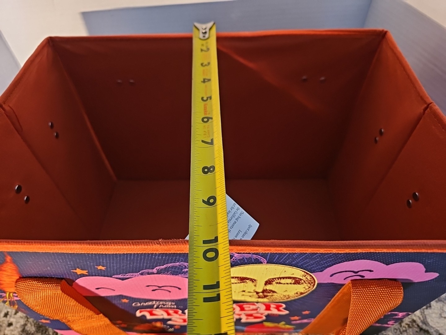 Trader Joe’s Collapsible Grocery Tote Bag Stand Up Tote 6 Gallon Size New