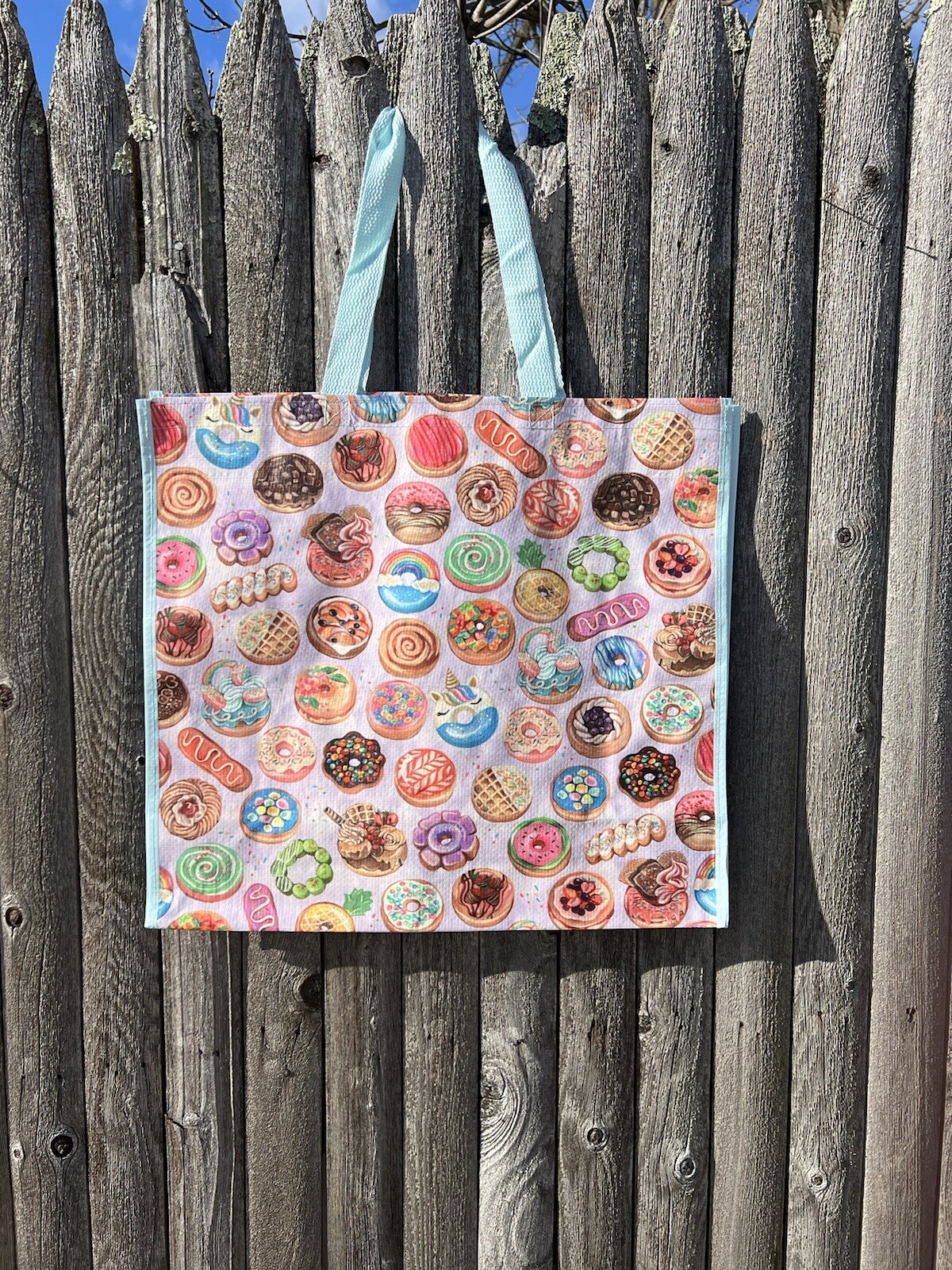 DESERT COOKIES 🍪 Large Reusable Shopping Bag TJ Maxx Eco Friendly Tote Bag