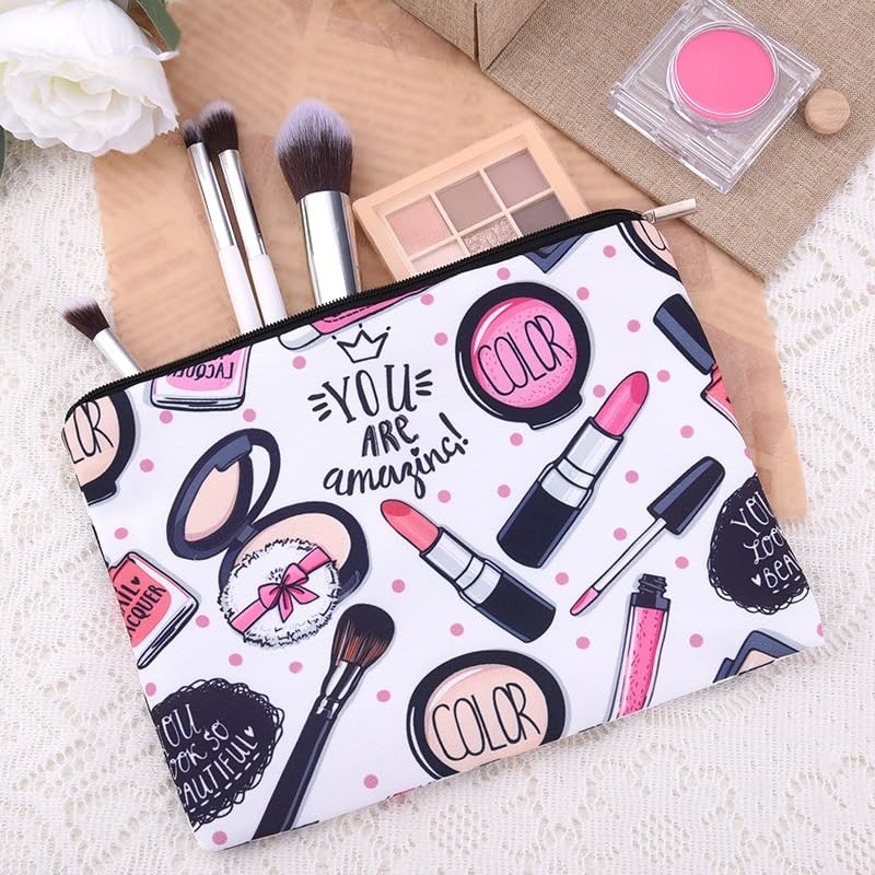 You are Amazing Makeup Bag for Women Girls Beauty Products Small, amzing