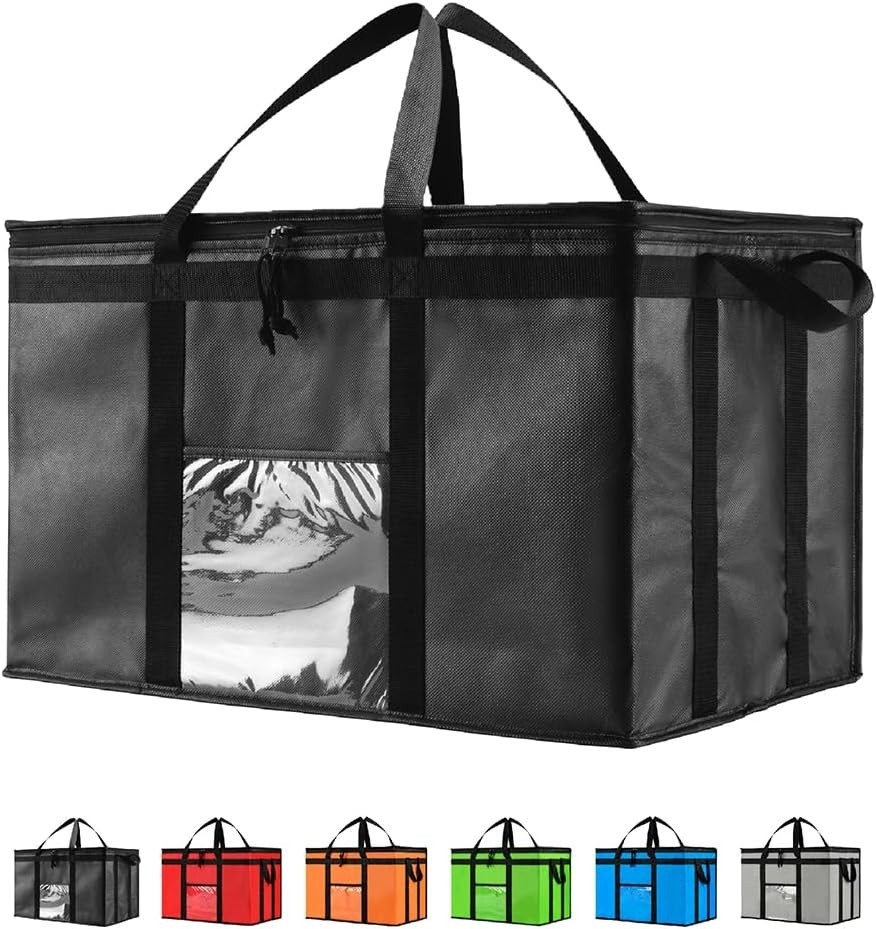 Durable & Lightweight 3XL Insulated Bag – Perfect for Pizza and Grocery Delivery