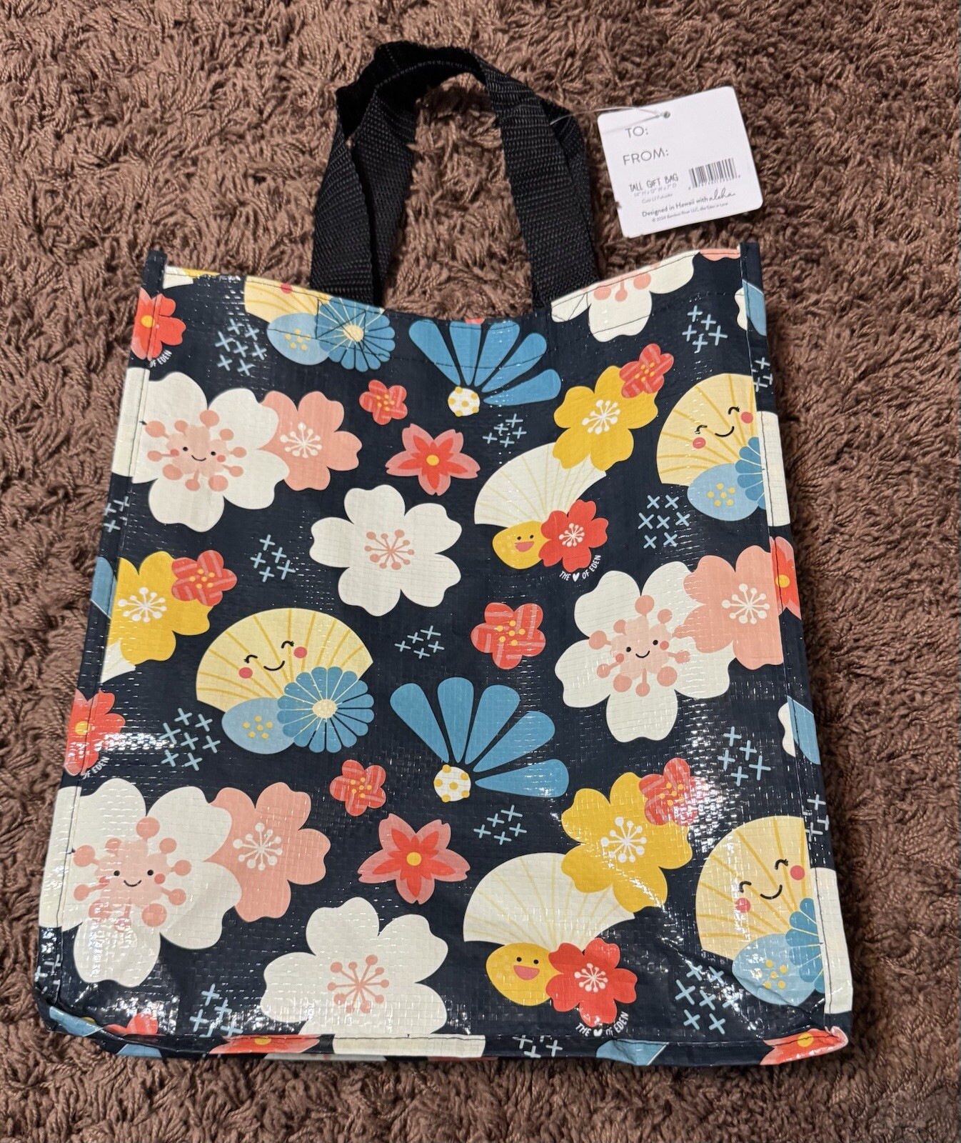 New Eden in Love Hawaii IKEA Style Crinkle Bag Cute Lil Fukuoka Style Size Tall