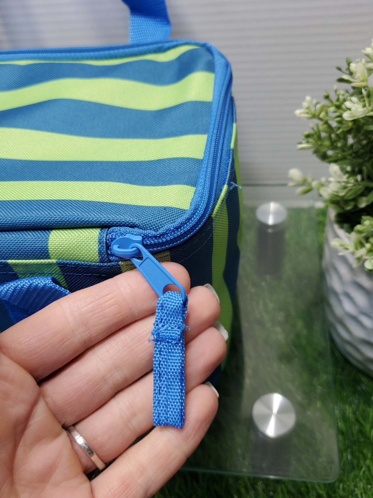 Trader Joe’s Summer 2026 Mini Insulated Tote Bag Neon Lime 1.5 Gallons 🔵🌴NEW