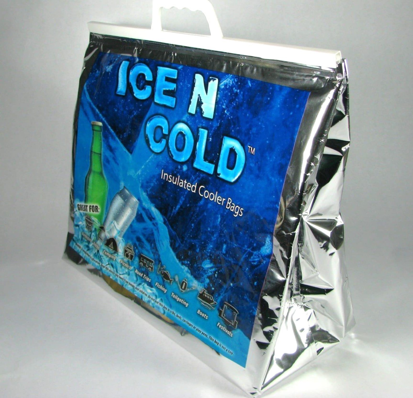 Insulated Picnic/Shopping Cooler Bags, Pack of 5, Lightweight Soft Collapsibl…