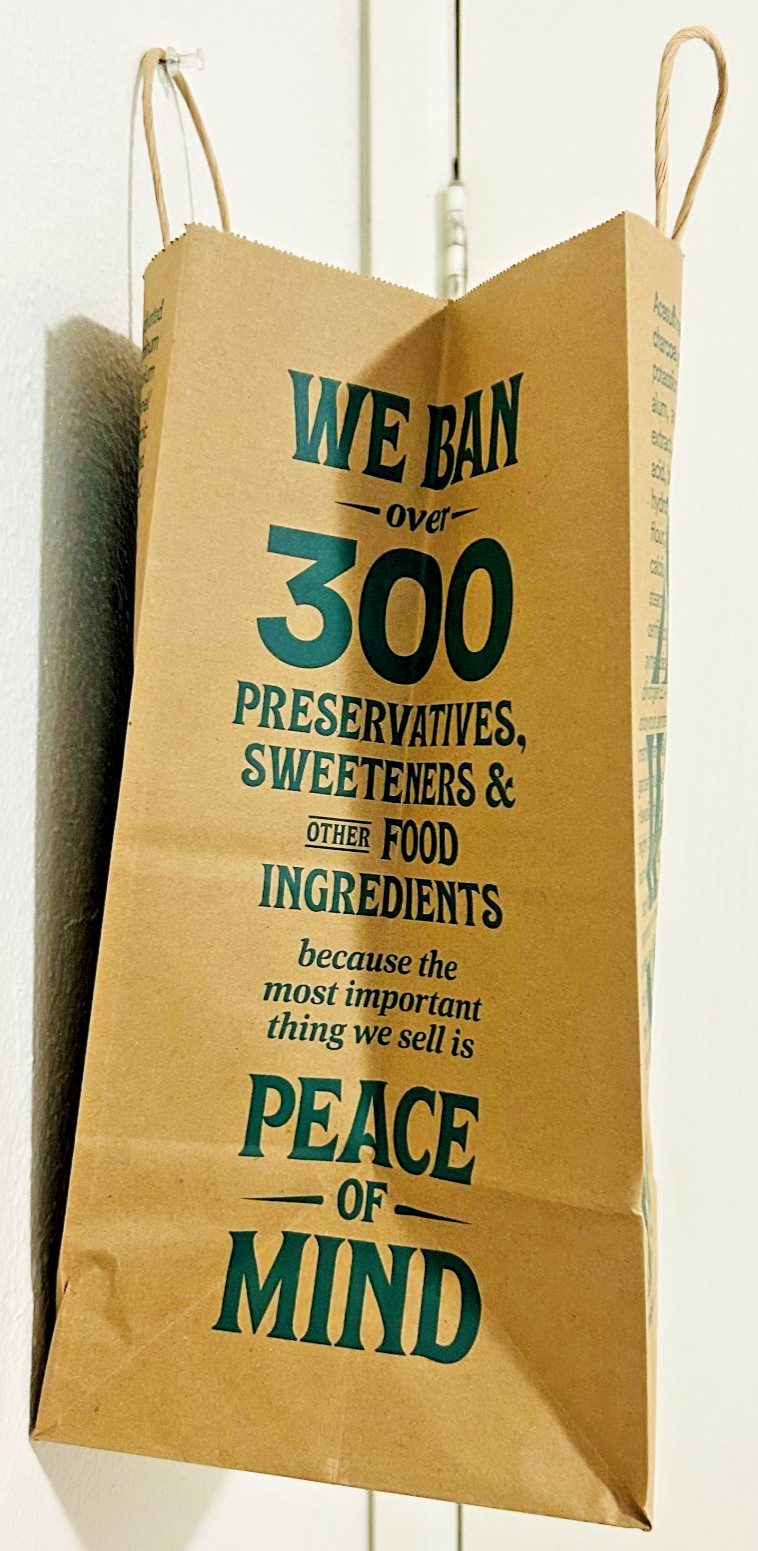 Whole Foods Market Paper Shopping Bag – Reusable Grocery Tote– Lot of 8