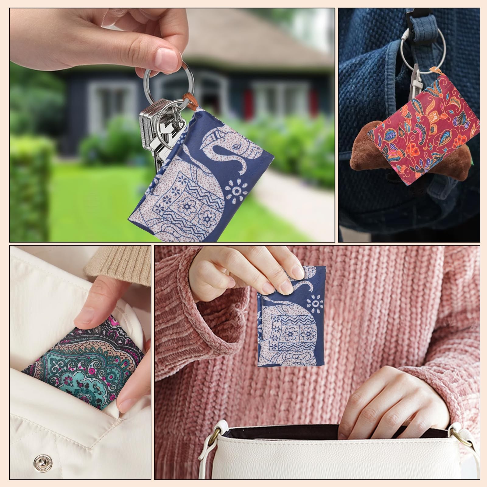 Extra Large Foldable Grocery Bag 22×15 Inch Holds 44 Lb Reusable 3 PCS