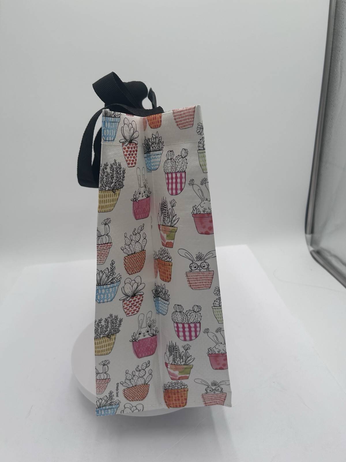 Easter Spring Bunny Rabbits Basket Flowers Gift Reusable MainStreet Tote Bag New