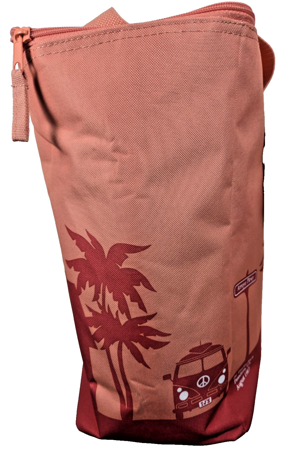 Trader Joe’s Lge Reuseable Insulated Tote Bag 8 Gallon Peach-Pink Pasadena NWT