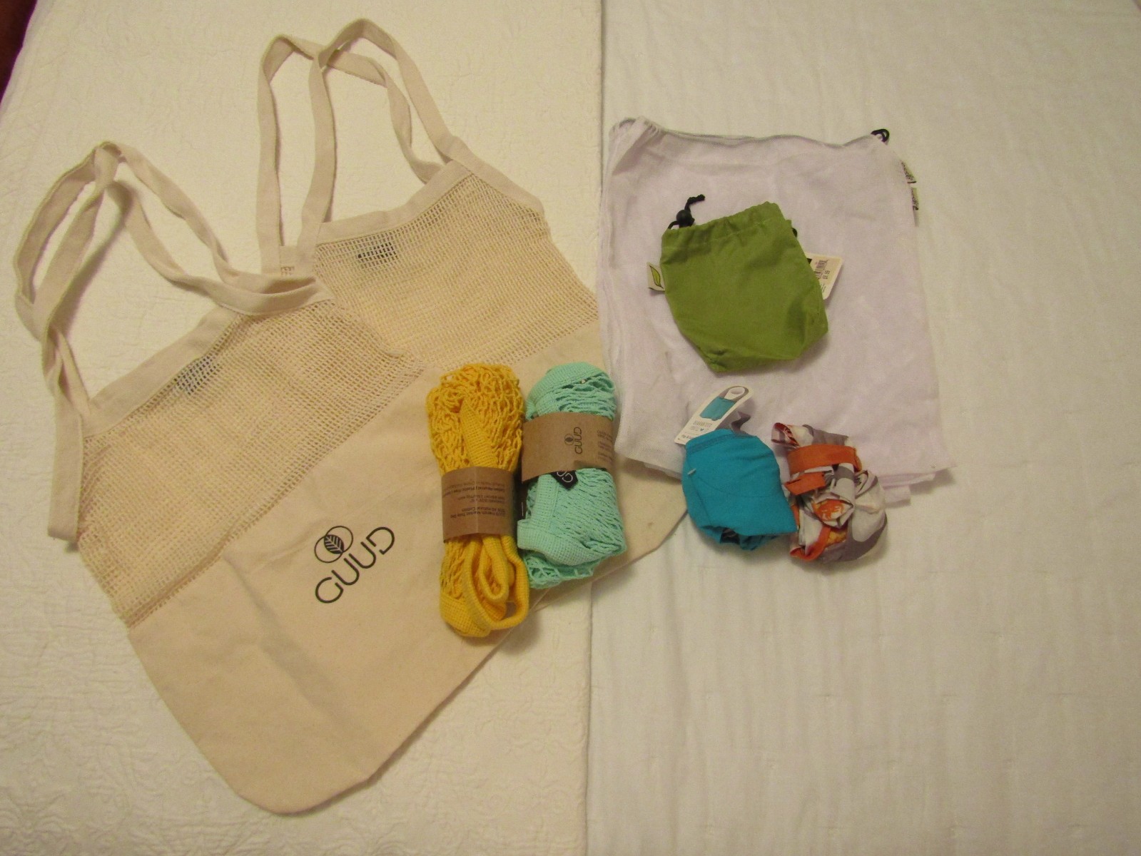 Lot 11 Reusuable Cloth Mesh Shopping Bags–Some Used–Most Unused–Esse-Guud