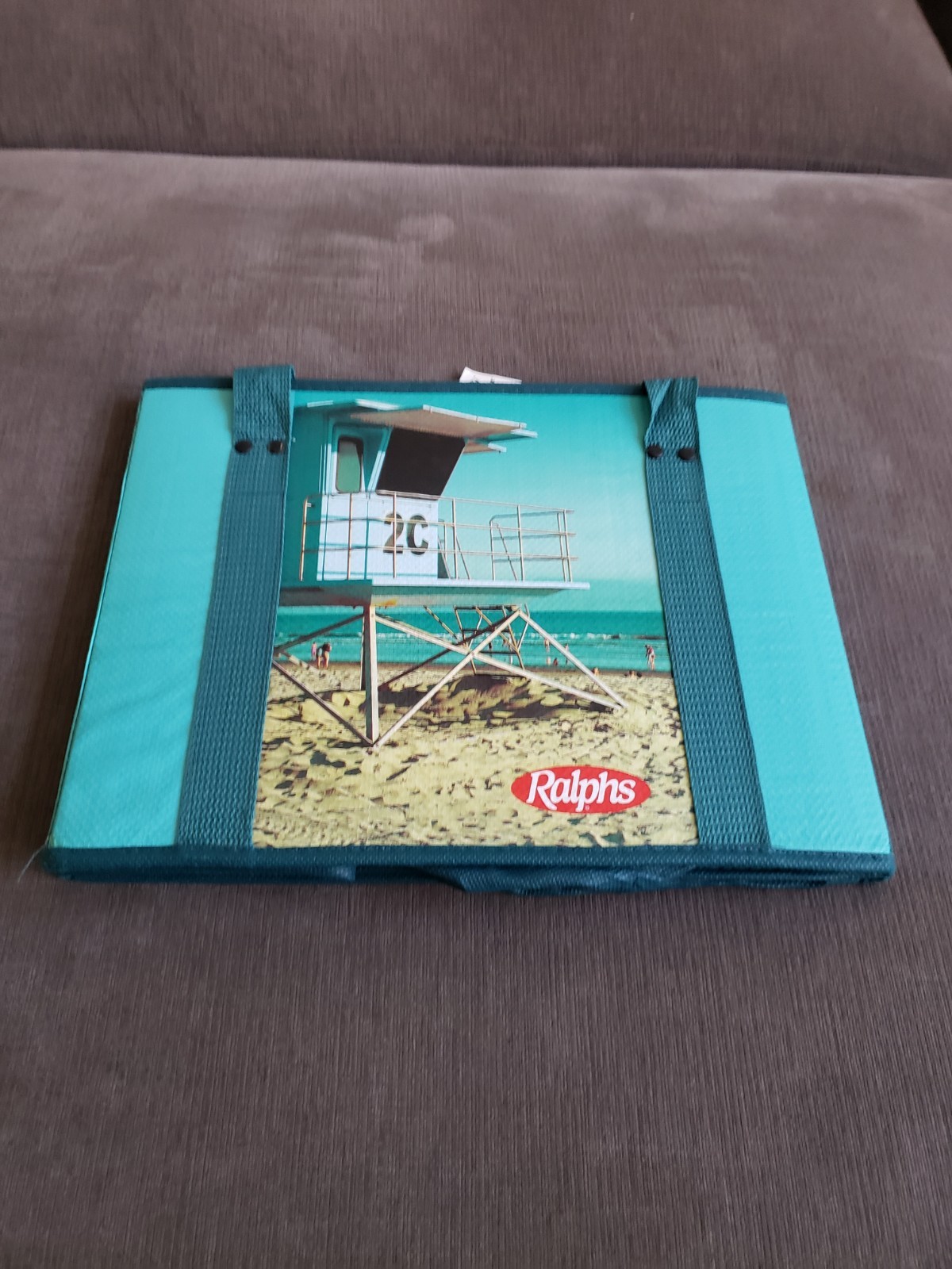 RARE! Set Of 2 Ralphs Grocery Supermarket Reuseable Shopping Totes – Beach…