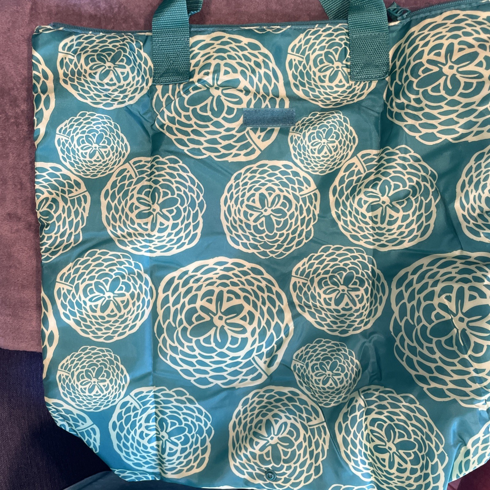 California Innovations Insulated Market Tote Blue/teal 18.5×6.2×17.9″ New In Box
